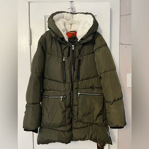 Steve Madden Women's Puffer Parka Jacket